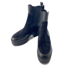 将图像加载到图库查看器中,LOUIS VUITTON Laureate Boots Black1AC7VY Monogram・Pattern Calf Leather Suede Size 37