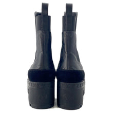 将图像加载到图库查看器中,LOUIS VUITTON Laureate Boots Black1AC7VY Monogram・Pattern Calf Leather Suede Size 37