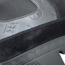 Load image into Gallery viewer, LOUIS VUITTON Laureate Boots Black1AC7VY Monogram・Pattern Calf Leather Suede Size 37
