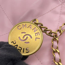 将图像加载到图库查看器中,CHANEL CHANEL22 ChainShoulder Bag PinkAS3980 Shiny Calf Leather Size Mini