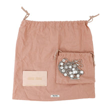 将图像加载到图库查看器中,MIUMIU Matelassé Round Shoulder Bag Silver5BH191 Leather