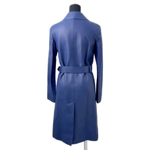 将图像加载到图库查看器中,HERMES TrenchCoat Size 34 Blue Deer Leather100%