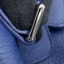 将图像加载到图库查看器中,HERMES TrenchCoat Size 34 Blue Deer Leather100%