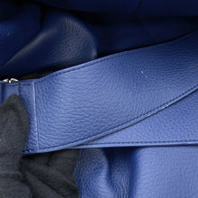 将图像加载到图库查看器中,HERMES TrenchCoat Size 34 Blue Deer Leather100%