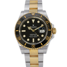 将图像加载到图库查看器中,ROLEX Submariner-Date W41mm Stainless Steel K18YG Black Dial126613LN
