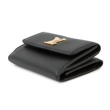 将图像加载到图库查看器中,LOUIS VUITTON Mini Trifold Wallet in LV Bloom NoirM15081 Calf Leather