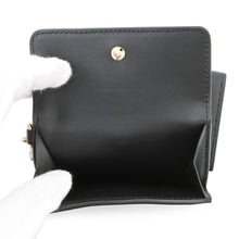 Load image into Gallery viewer, LOUIS VUITTON Mini Trifold Wallet in LV Bloom NoirM15081 Calf Leather
