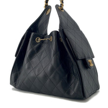 将图像加载到图库查看器中,CHANEL CHANEL25 ChainShoulder Bag BlackAS5293 Caviar Leather
