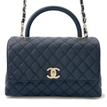 将图像加载到图库查看器中,CHANEL Coco handle BlackA92991 Caviar Leather Size 29