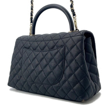 将图像加载到图库查看器中,CHANEL Coco handle BlackA92991 Caviar Leather Size 29