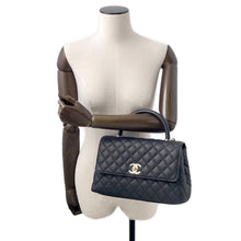 将图像加载到图库查看器中,CHANEL Coco handle BlackA92991 Caviar Leather Size 29