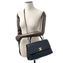 将图像加载到图库查看器中,CHANEL Coco handle BlackA92991 Caviar Leather Size 29