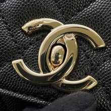 将图像加载到图库查看器中,CHANEL Coco handle BlackA92991 Caviar Leather Size 29