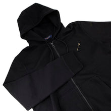 Load image into Gallery viewer, LOUIS VUITTON Double-faced Travel Hoodie Size XL Black1A7XEQ Cotton82% Nylon18%