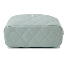 将图像加载到图库查看器中,CHANEL Hobo ChainShoulder Mint blueAP4386 Caviar Leather