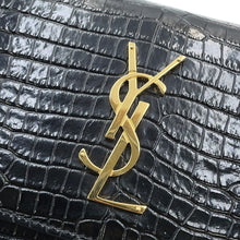 Load image into Gallery viewer, SAINT LAURENT PARIS Sunset ChainShoulder Bag Black442906 Croco embossed leather