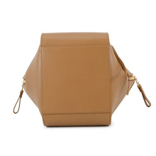 将图像加载到图库查看器中,LOEWE hammock Oak BrownA538H13X14 Calf Leather Size compact