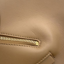 将图像加载到图库查看器中,LOEWE hammock Oak BrownA538H13X14 Calf Leather Size compact