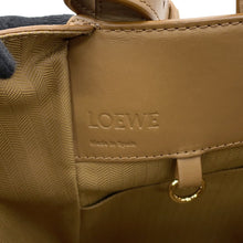 将图像加载到图库查看器中,LOEWE hammock Oak BrownA538H13X14 Calf Leather Size compact