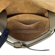 Load image into Gallery viewer, LOEWE Gate Dual Shoulder Bag Olive Green A650T20X40 Calf Leather Size Small