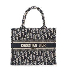 Load image into Gallery viewer, Dior Book tote Navy/BeigeM1265ZRIW Canvas Size Small
