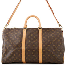将图像加载到图库查看器中,LOUIS VUITTON Keepall Bandouliere BrownM41416 Monogram Size 50