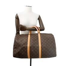 将图像加载到图库查看器中,LOUIS VUITTON Keepall Bandouliere BrownM41416 Monogram Size 50