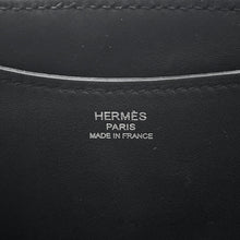 Load image into Gallery viewer, HERMES In the loop Ecru/Black Toile H Swift Leather Size 23