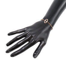 将图像加载到图库查看器中,HERMES Chaine d'Ancre Contour Bracelet Size SHH122404B 00SH 18K Pink Gold