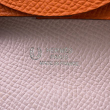 将图像加载到图库查看器中,HERMES Bastia Verso SPO Orange/Mauve Pale Epsom