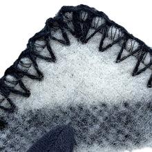 Load image into Gallery viewer, BURBERRY Check Wool Scarf Black80792461 Wool 100%