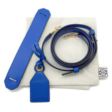将图像加载到图库查看器中,LOEWE Amazonas Blue352.30.N71 Leather Size 23