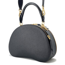 将图像加载到图库查看器中,PRADA Sydney 2-way Handbag Black1BA238 Saffiano LeatherLeather