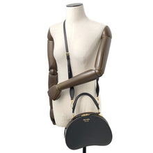 将图像加载到图库查看器中,PRADA Sydney 2-way Handbag Black1BA238 Saffiano LeatherLeather