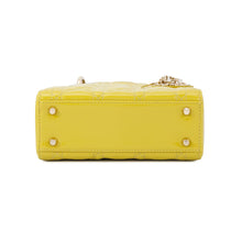 Load image into Gallery viewer, Dior Lady Dior 2Way Handbag LimeGreenM0505OWCB Patent Leather Size Mini