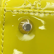 Load image into Gallery viewer, Dior Lady Dior 2Way Handbag LimeGreenM0505OWCB Patent Leather Size Mini