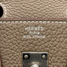 将图像加载到图库查看器中,HERMES Birkin Etoupe Togo Leather Size 25