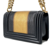 Load image into Gallery viewer, CHANEL Boy Chanel ChainShoulder Black/GoldA67085 Leather Size Small