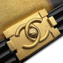 Load image into Gallery viewer, CHANEL Boy Chanel ChainShoulder Black/GoldA67085 Leather Size Small