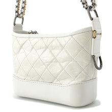 将图像加载到图库查看器中,CHANEL Gabriel WhiteA91810 Aged Calf Leather Size Small