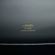 将图像加载到图库查看器中,HERMES PochetteKelly Vert Mangrove Swift Leather