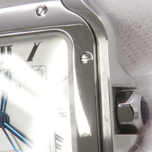 Load image into Gallery viewer, CARTIER Santos de Cartier MM W35.1mm Stainless Steel Silver DialWSSA0029