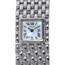 Load image into Gallery viewer, CARTIER PANTHERE Ryuban W16.6mm Stainless Steel White Shell DialW61001T9
