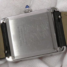 Load image into Gallery viewer, CARTIER tank mast LM H33.7mmxW25.5mm Stainless Steel Leather Silver DialWSTA0041