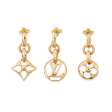 Load image into Gallery viewer, LOUIS VUITTON Boucles D'oreilles Crazy In Padlock EarringsM69662 Gold Plated