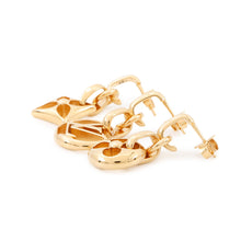 Load image into Gallery viewer, LOUIS VUITTON Boucles D'oreilles Crazy In Padlock EarringsM69662 Gold Plated