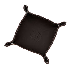Load image into Gallery viewer, HERMES Tray Vie de France Mies et Lurance Ebene/Fauve Taurillon Clemence