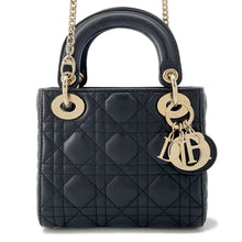 Load image into Gallery viewer, Dior Lady Dior BlackM0505 ONGE-M900 Lambskin Size Mini