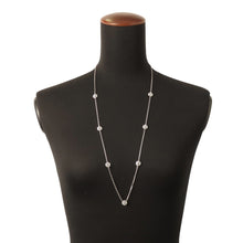 Load image into Gallery viewer, MONNICKENDAM Monnickendam 7 Motif Diamond Station Necklace 18K White Gold