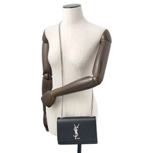 将图像加载到图库查看器中,SAINT LAURENT PARIS Kate ChainShoulder Black469390 Leather